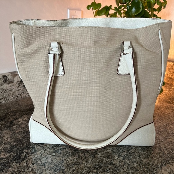 Prada Cinghiale-Trimmed Canapa Tote - Picture 5 of 11